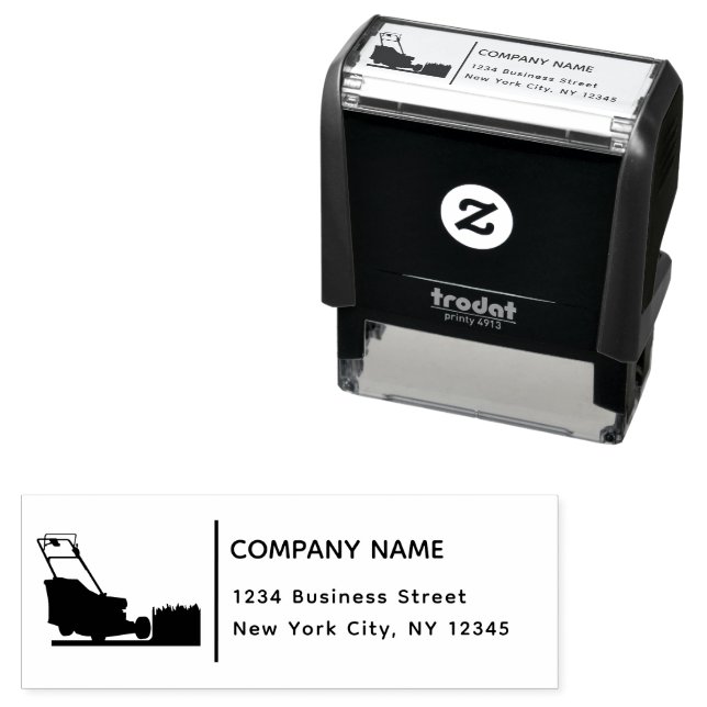 Carimbo Auto Entintado Endereço de Devolução de Grama de Fornos de Captur (In Situ)