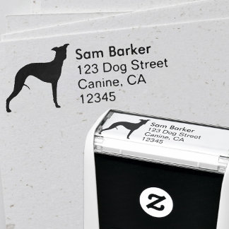 Carimbo Auto Entintado Endereço de devolução de silicone Whippet
