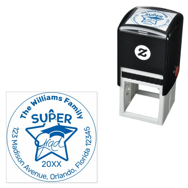 Carimbo Auto Entintado Endereço de Devolução de Super Formando Moderno de (In Situ)