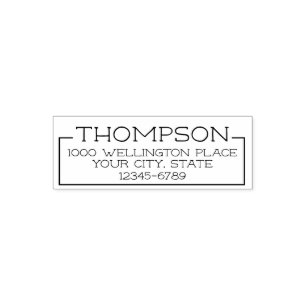 Carimbo Auto Entintado Endereço de devolução in a box