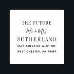 Carimbo Auto Entintado Endereço de Devolução Moderno Futuro Sr e Sra Rótu<br><div class="desc">Carimbo de auto-tinta Endereço de Devolução Moderno Futuro Sr e Sra Rótulo. Personalize facilmente clicando no botão "personalizar". 

Também estão disponíveis para compra outras cores de almofada de tinta.</div>