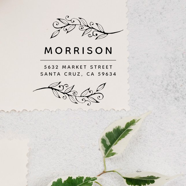 Carimbo Auto Entintado Endereço de Devolução Personalizada da Ramificação (Criador carregado)