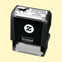 Endereço de Devolução Personalizada Horse Ranch