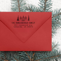 Endereço de devolução personalizado das Árvores de