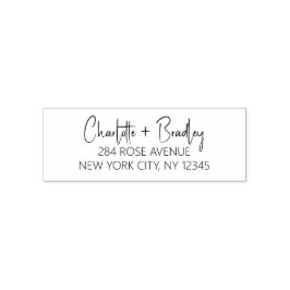 Carimbo Auto Entintado Endereço de Devolução Pessoal Profissional Roteiro