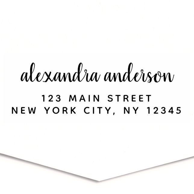 Carimbo Auto Entintado Endereço de devolução profissional ou pessoal (Criador carregado)
