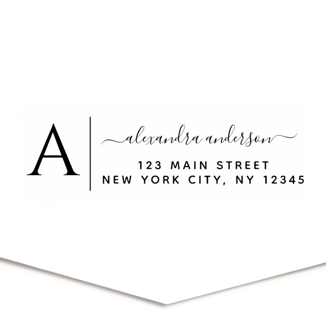 Carimbo Auto Entintado Endereço de devolução profissional ou pessoal (Criador carregado)