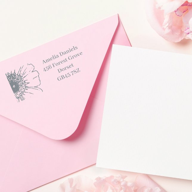 Carimbo Auto Entintado Endereço de entrega feliz (Criador carregado)