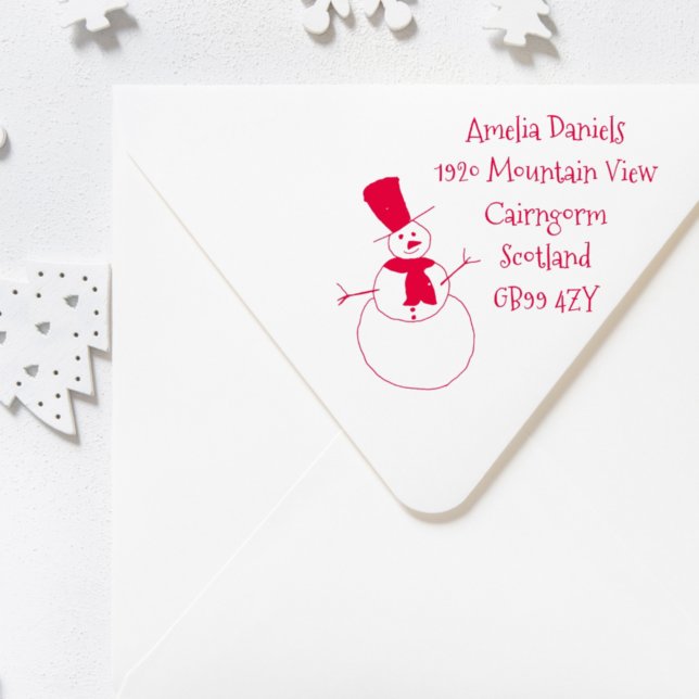 Carimbo Auto Entintado Endereço de Natal Personalizado (Criador carregado)