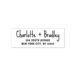 Carimbo Auto Entintado Endereço de Remessa Pessoal Profissional Script Mo