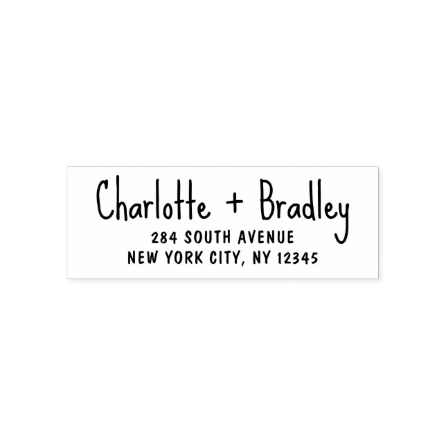 Carimbo Auto Entintado Endereço de Remessa Pessoal Profissional Script Mo (Design)