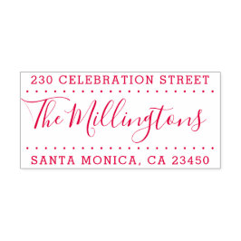 Carimbo Auto Entintado Endereço de retorno de autoimpressão de endereço d