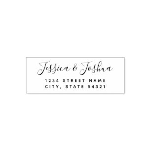 Carimbo Auto Entintado Endereço de Retorno Moderno Personalizado