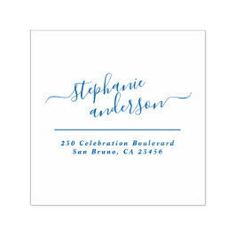 Carimbo Auto Entintado Endereço de Retorno Personalizado da Tipografia de