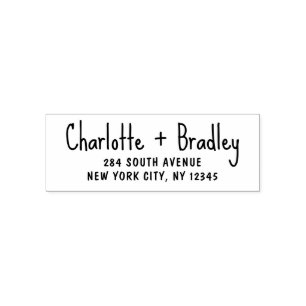 Carimbo Auto Entintado Endereço de Retorno Pessoal Profissional de Script