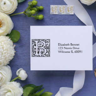 Carimbo Auto Entintado Endereço do Monograma