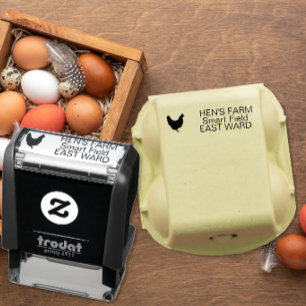 Carimbo Auto Entintado Endereço dos produtores de frango
