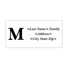 Carimbo Auto Entintado Endereço personalizável