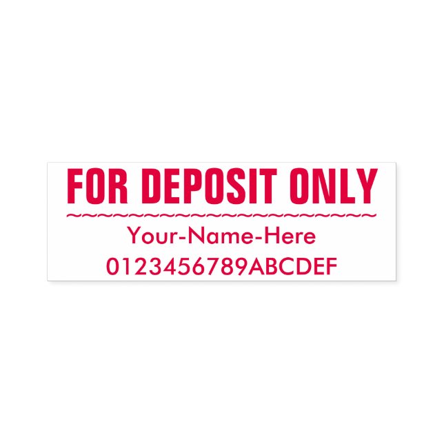 Carimbo Auto Entintado Endosso Restrito com Nome Personalizado (Design)