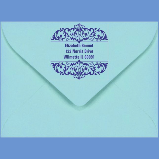 Carimbo Auto Entintado Enfeite de filigrana  (Criador carregado)