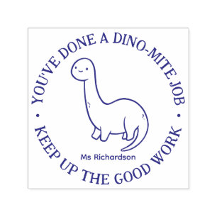 Carimbo Auto Entintado Engraçado Dinossauro Dinossauro Dinossauro Dinossa