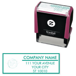 Carimbo Auto Entintado Escritório moderno minimalista corporativo persona