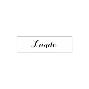 Carimbo Auto Entintado Esperanto: Dia da semana: Lundo (segunda-feira)
