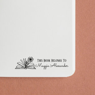 Carimbo Auto Entintado Este Livro Pertence A Nome