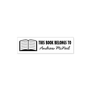 Carimbo Auto Entintado ESTE LIVRO PERTENCE ao selo feito sob encomenda