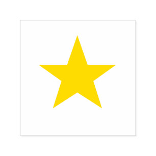 Carimbo Auto Entintado "Estrela Dourado" queCobre o selo