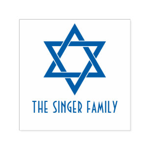 Carimbo Auto Entintado Estrela Elegante Simples da Família David #3