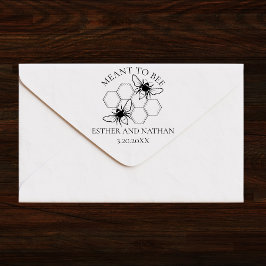 Carimbo Auto Entintado Etiqueta Personalizada de Favor de Casamento Meant