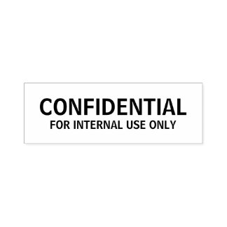 Carimbo Auto Entintado Etiquetas CONFIDENCIAIS