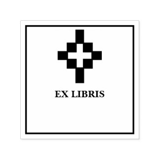 Carimbo Auto Entintado Ex-libris cruz