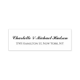 Carimbo Auto Entintado Família Elegante de Tendência Criativa de Script B