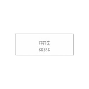 Carimbo Auto Entintado Fantástico Jogo De Conselho - Xícara De Café