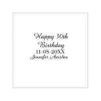 Feliz aniversário de 30 anos para adicionar nome d