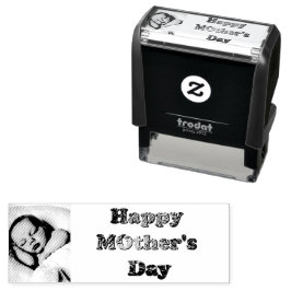 Carimbo Auto Entintado feliz dia das mães