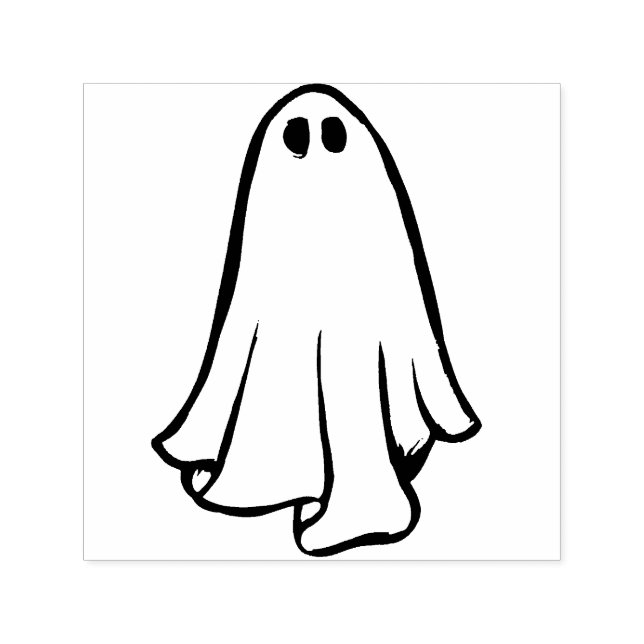 Carimbo Auto Entintado Feliz Halloween Ghost Halloween Party Ghosts (Design)