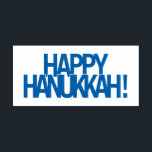 Carimbo Auto Entintado Feliz Hanukkah!<br><div class="desc">Feliz Hanukkah! Feliz Chanukah! Seja como for, comemore alegremente com a família e os amigos.</div>