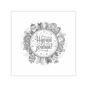 Carimbo Auto Entintado Feliz Natal Hyvää joulua, finlandês