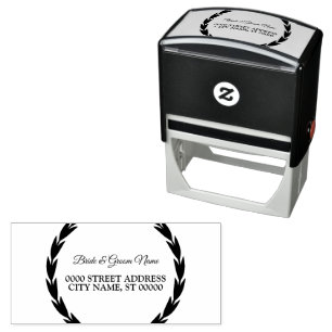 Carimbo Auto Entintado Festa de Natal Elegante Deixa Vintage