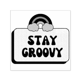 Carimbo Auto Entintado Fique Groovy