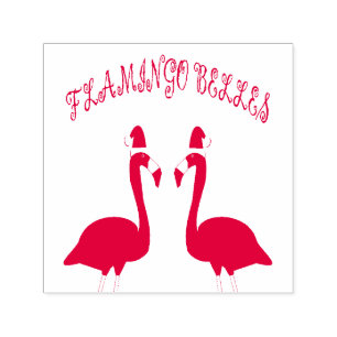 Carimbo Auto Entintado Flamingos Flamingo Belles