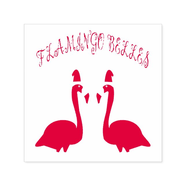 Carimbo Auto Entintado Flamingos Flamingo Belles (Design)