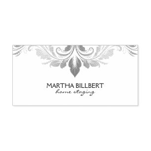 Carimbo Auto Entintado Floral Lace