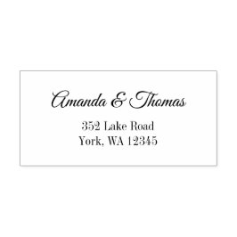 Carimbo Auto Entintado Fonte de na moda elegante