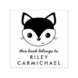 Carimbo Auto Entintado Fox Este Livro Pertence Ao Nome Personalizado