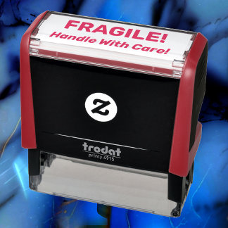 Carimbo Auto Entintado FRAGILE, manuseie com cuidado ou DIY Message