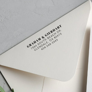 Carimbo Auto Entintado Gabinete Personalizado de Parceria Empresarial par